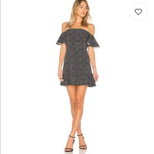 Saloni • Amelia Off The Shoulder Mini Dress Size 8